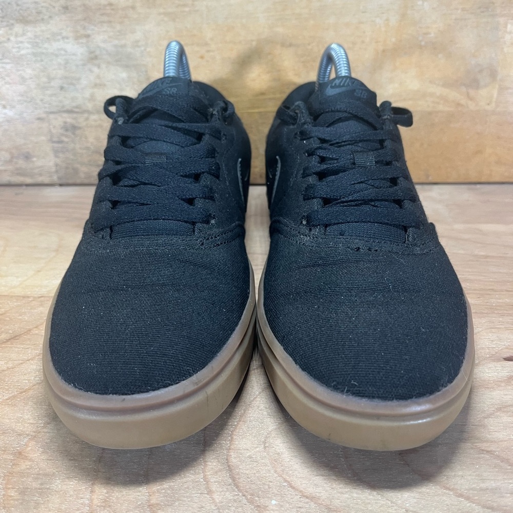 Nike SB Check Solar Womens Sz 8.5 Skate Shoes Sneakers Black Lace Up 843896-009 - Picture 2 of 8